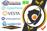 Trei panouri de control pentru server gratuit (instalare rapidă)