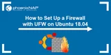 Ubuntu 14.04에서 복잡하지 않은 방화벽 (UFW) 구성