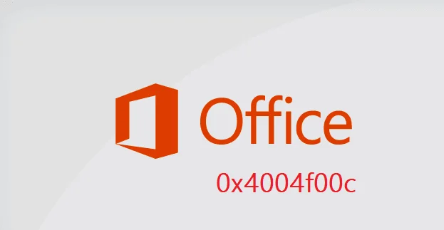 Napraw kod błędu Microsoft Office 0x4004f00c