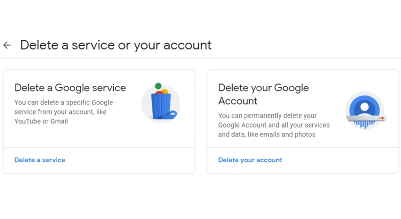 Google: jak usunąć swoje konto Google