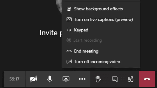 Microsoft 팀에서 회의를 녹화할 수 없는 문제 수정