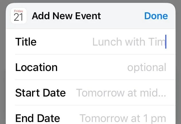 Impossible de supprimer lévénement de calendrier dans iOS