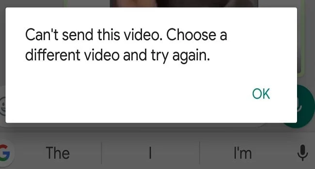 Fix WhatsApp-fout: deze video kon niet worden verzonden