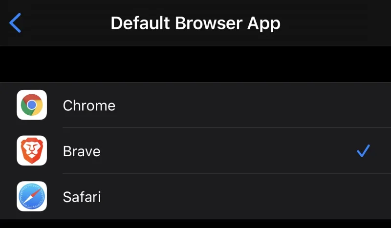 Jak zmienić domyślną przeglądarkę na iOS