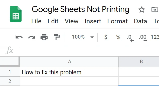 排除 Google 表格無法打印的故障