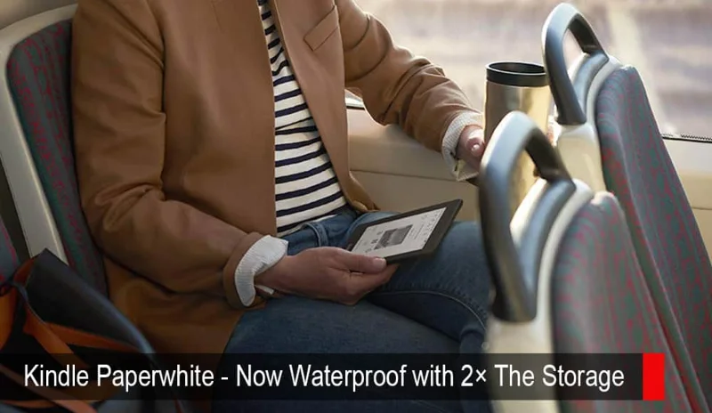 Kindle Paperwhite – Ora impermeabile con il doppio dello spazio di archiviazione