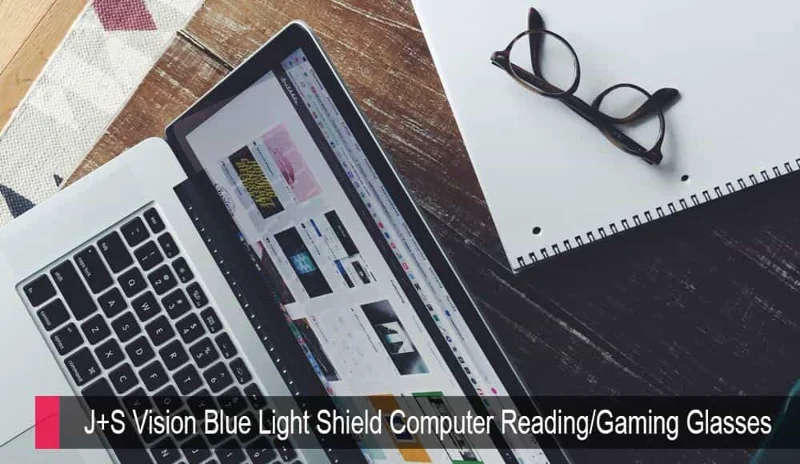 J+S Vision Blue Light Shield Occhiali da lettura/gioco per computer