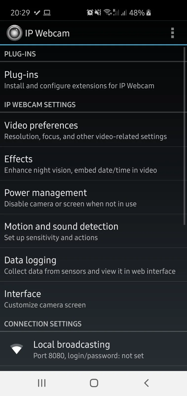 Een Android-telefoon gebruiken als pc-webcam