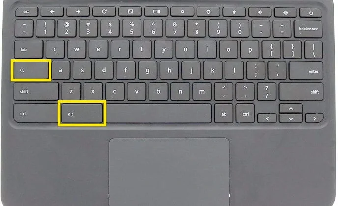 Chromebook: habilitar / deshabilitar el bloqueo de mayúsculas