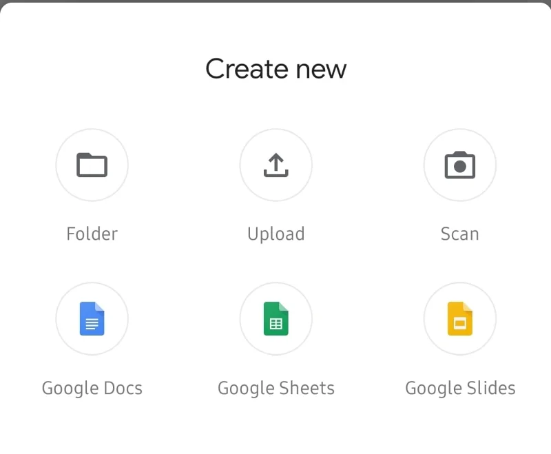 Google Drive: Tải lên tài liệu từ Android