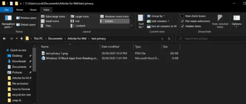 Windows 10: Tắt thư mục người dùng thường xuyên trong truy cập nhanh