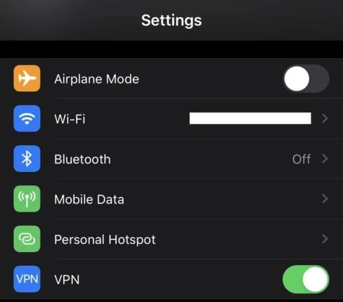 iPhone: วิธีปิด VPN