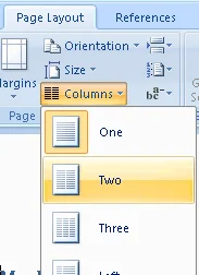 Word 2016 e 2013: Divida a página em colunas