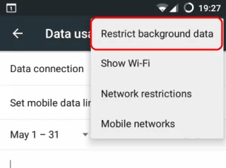 Android : activer ou désactiver les données darrière-plan