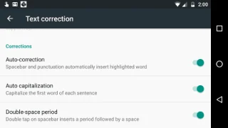 Moto G5: Wyłącz korekcję pisowni