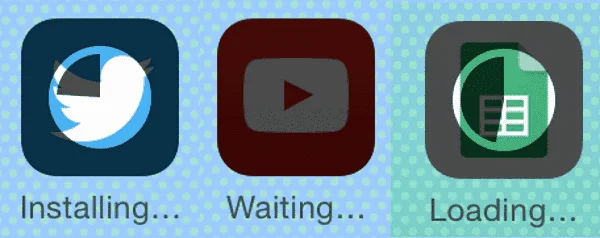 Apps zitten vast Installeren, Wachten of Bezig met laden op iPhone of iPad