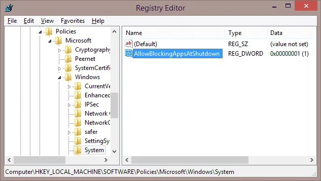 Windows 10: Tự động đóng ứng dụng khi tắt máy