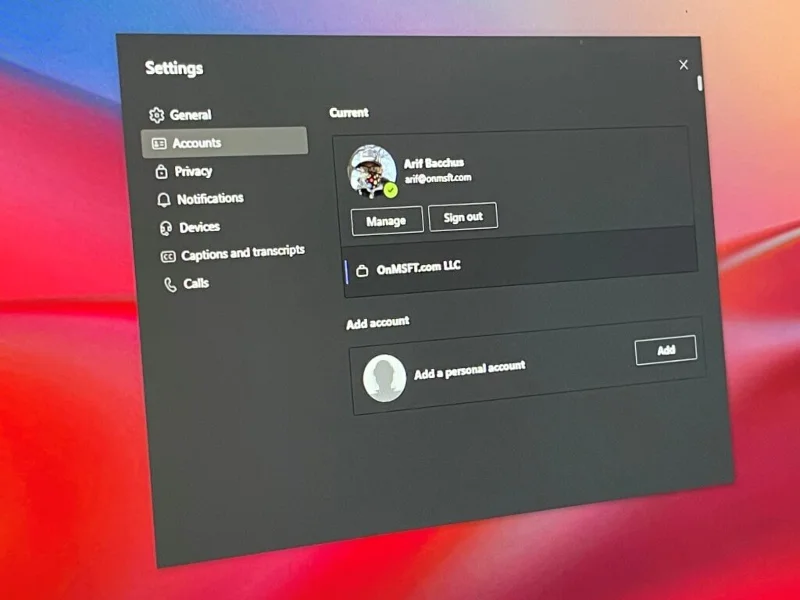 Cara menambahkan akun pribadi ke aplikasi Microsoft Teams