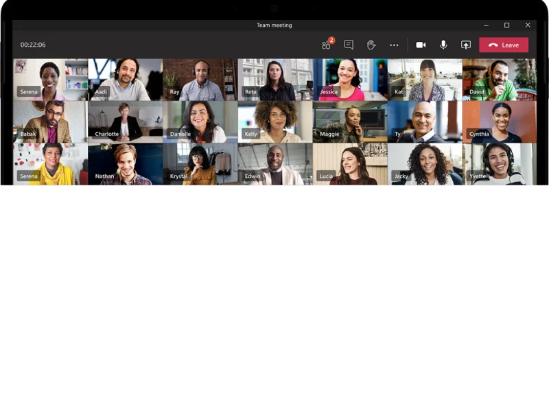 Come vedere tutti in una riunione video di Microsoft Teams