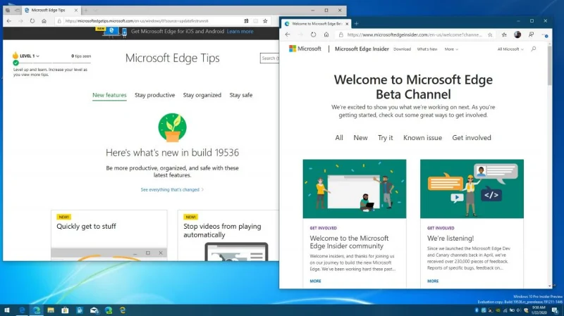 Cách chạy Edge cũ cùng với Microsoft Edge mới