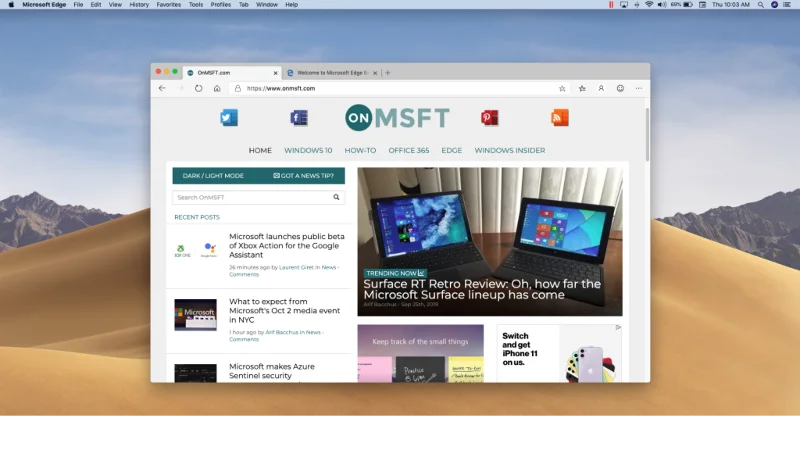 Come utilizzare le schede bloccate in Microsoft Edge Insider