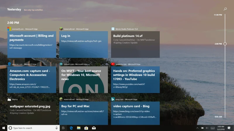 Come rimuovere la cronologia della cronologia di Windows 10