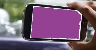 ทำไมหน้าจอ Android ของฉันถึงเปลี่ยนเป็นสีม่วง