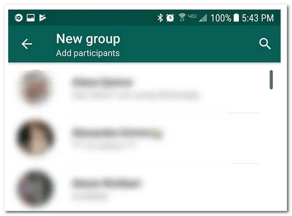 WhatsApp Kumpulan Baharu