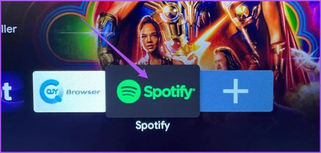 Spotify sur Android TV