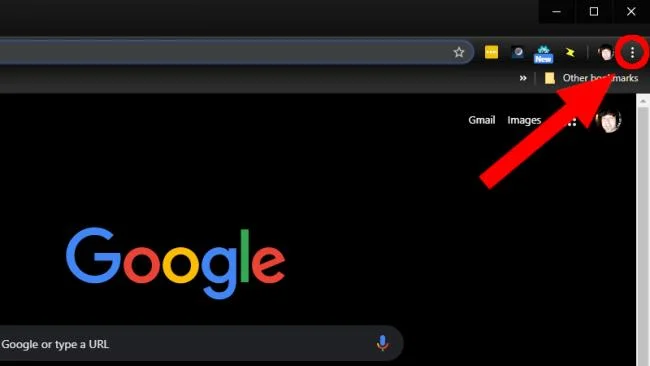 Ikon Tetapan Google Chrome untuk pemasangan Kodi