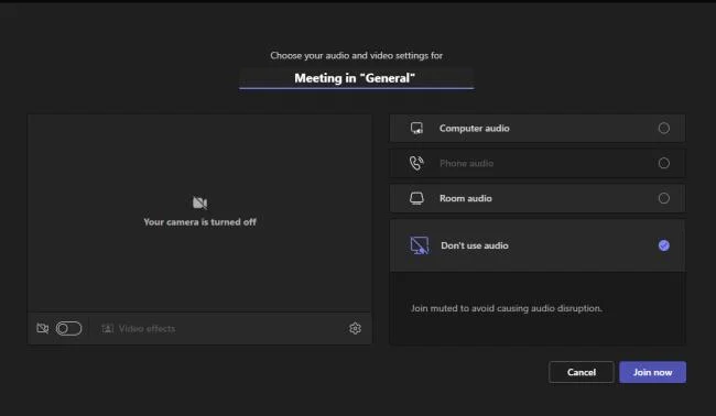 Testing Video in Teams