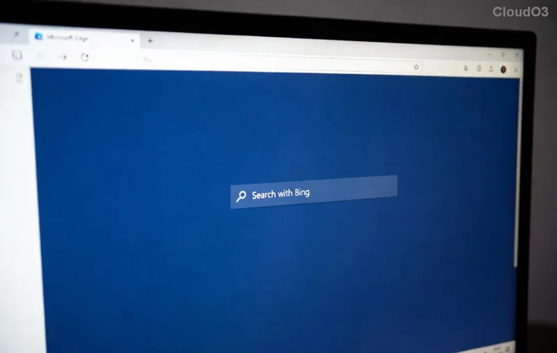 Illustratie van de vertragingsfout in Google Search van Microsoft Edge