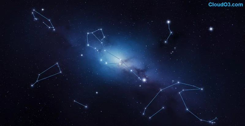 Illustration mystique des 12 signes du zodiaque pour horoscope 2026