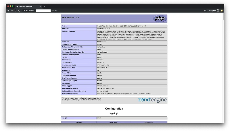 Как установить стек Nginx, MySQL и PHP (FEMP) на FreeBSD 12.0