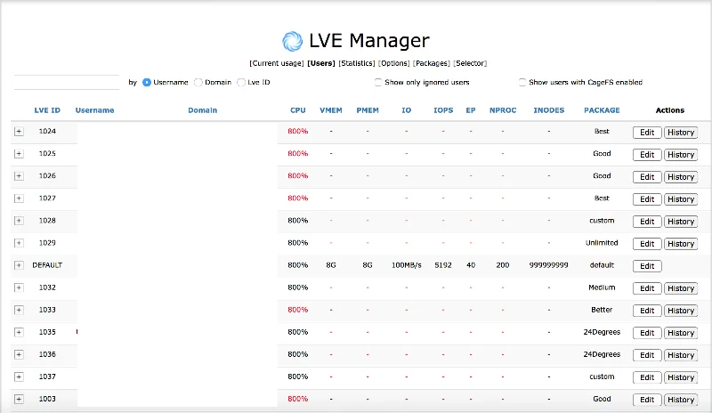 CentOS를 사용하여 DirectAdmin에 CloudLinux 설치