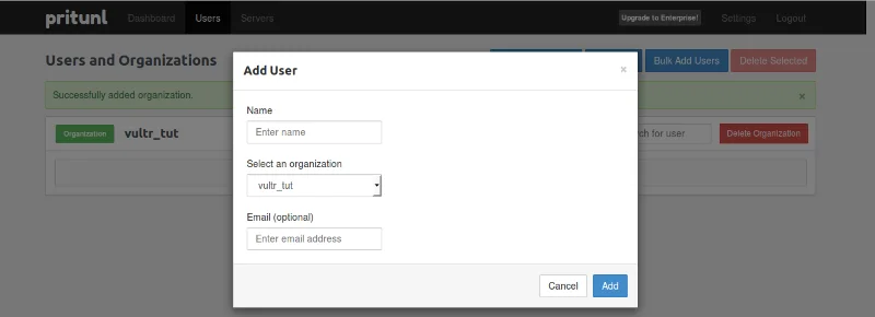 Configurați un server VPN cu Pritunl pe Ubuntu 14.04