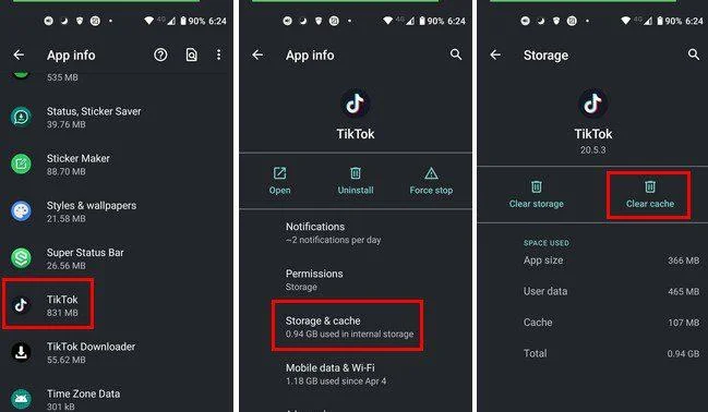 Tiktokが機能しない場合の対処方法