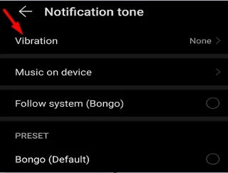 Controllare le impostazioni di notifica Android