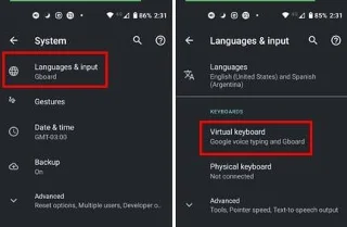 Voeg een nieuw woord toe aan het woordenboek van uw toetsenbord - Android