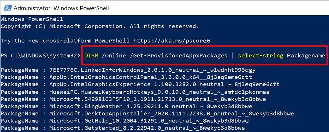 Cách gỡ bỏ Bloatware Windows 10 bằng PowerShell