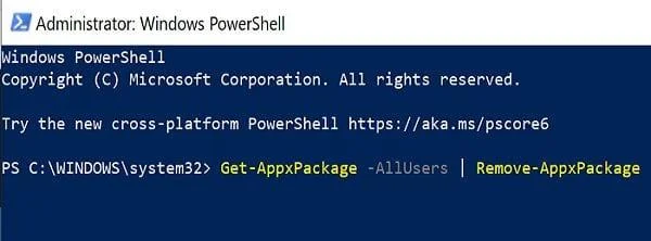 Cách gỡ bỏ Bloatware Windows 10 bằng PowerShell