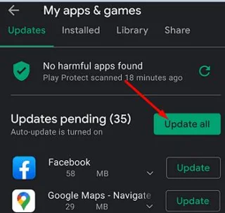 Androidでエラーコード354を修正する方法