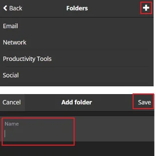 Bitwarden: jak utworzyć nowy folder