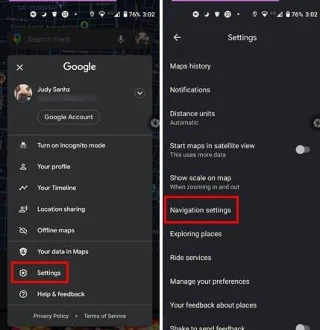 Snelheidslimiet weergeven op Google Maps