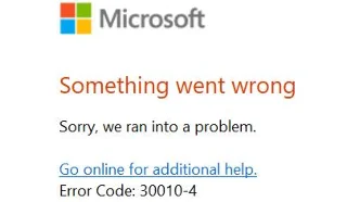 Jak naprawić kod błędu Microsoft Office 30010-4