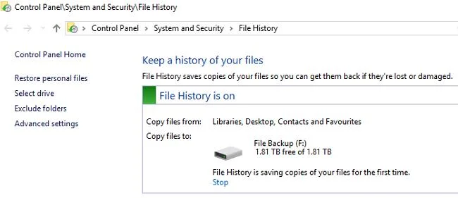 Làm cách nào để biết liệu Sao lưu đang chạy trên Windows 10?