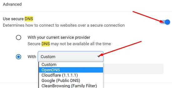 Jak naprawić nazwę błędu nierozwiązaną w Chrome