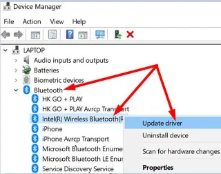 Windows10でのBluetoothトグルの欠落を修正