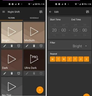 5 Must-Have Blue Light Filter-apps voor Android