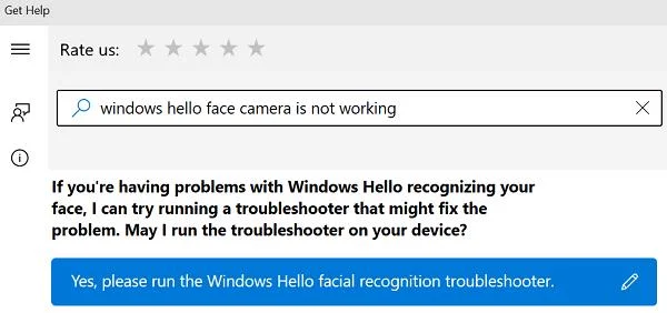 Khắc phục: Máy ảnh không tương thích với Windows Hello Face